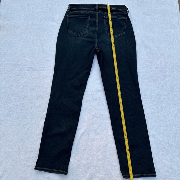 NYDJ Midnight Blue Straight Leg Jeans size 10 - Picture 8 of 9